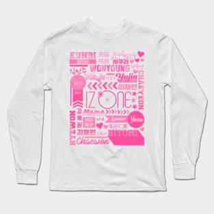 IZ*ONE Collage Long Sleeve T-Shirt